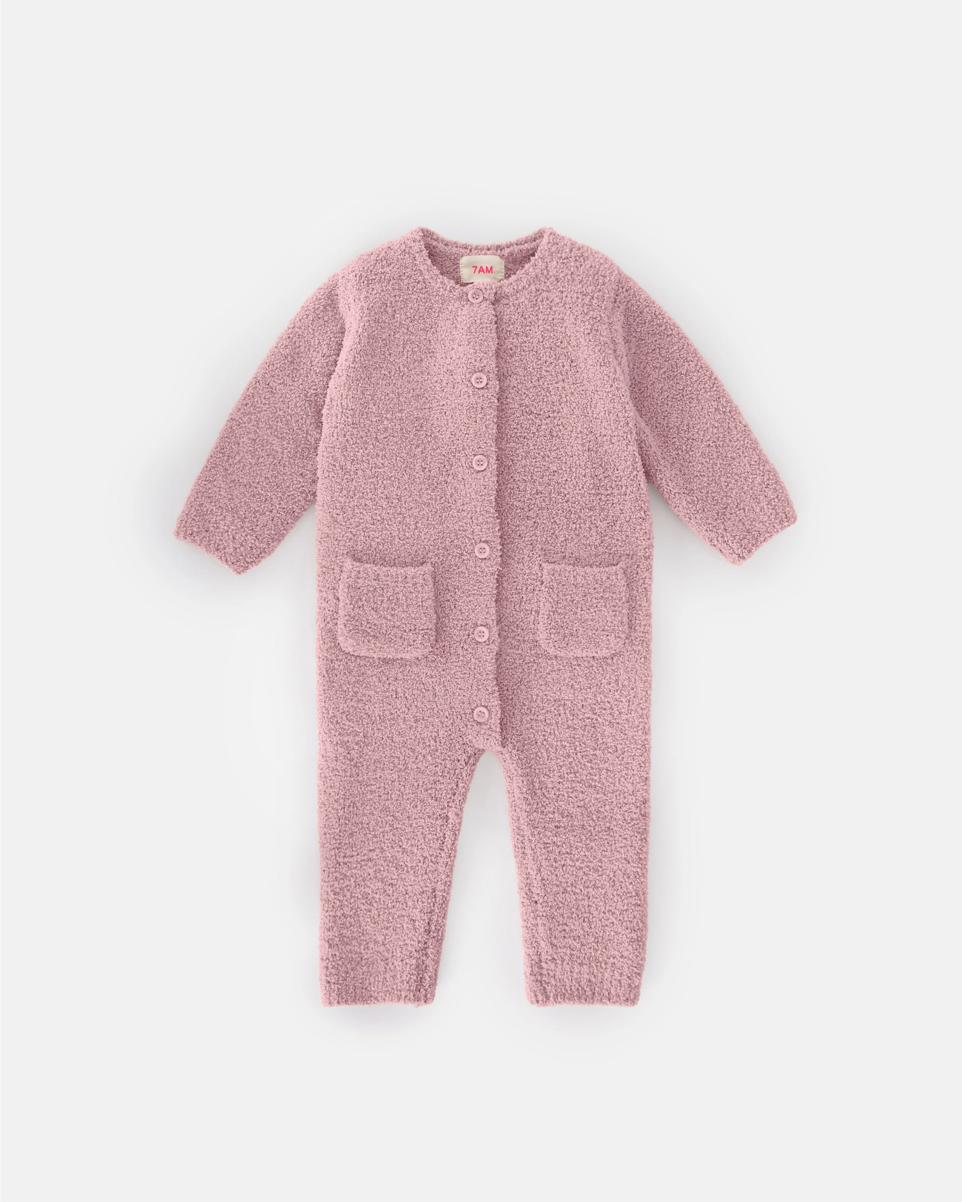 Long Sleeve Jumpsuit - Fuzzy