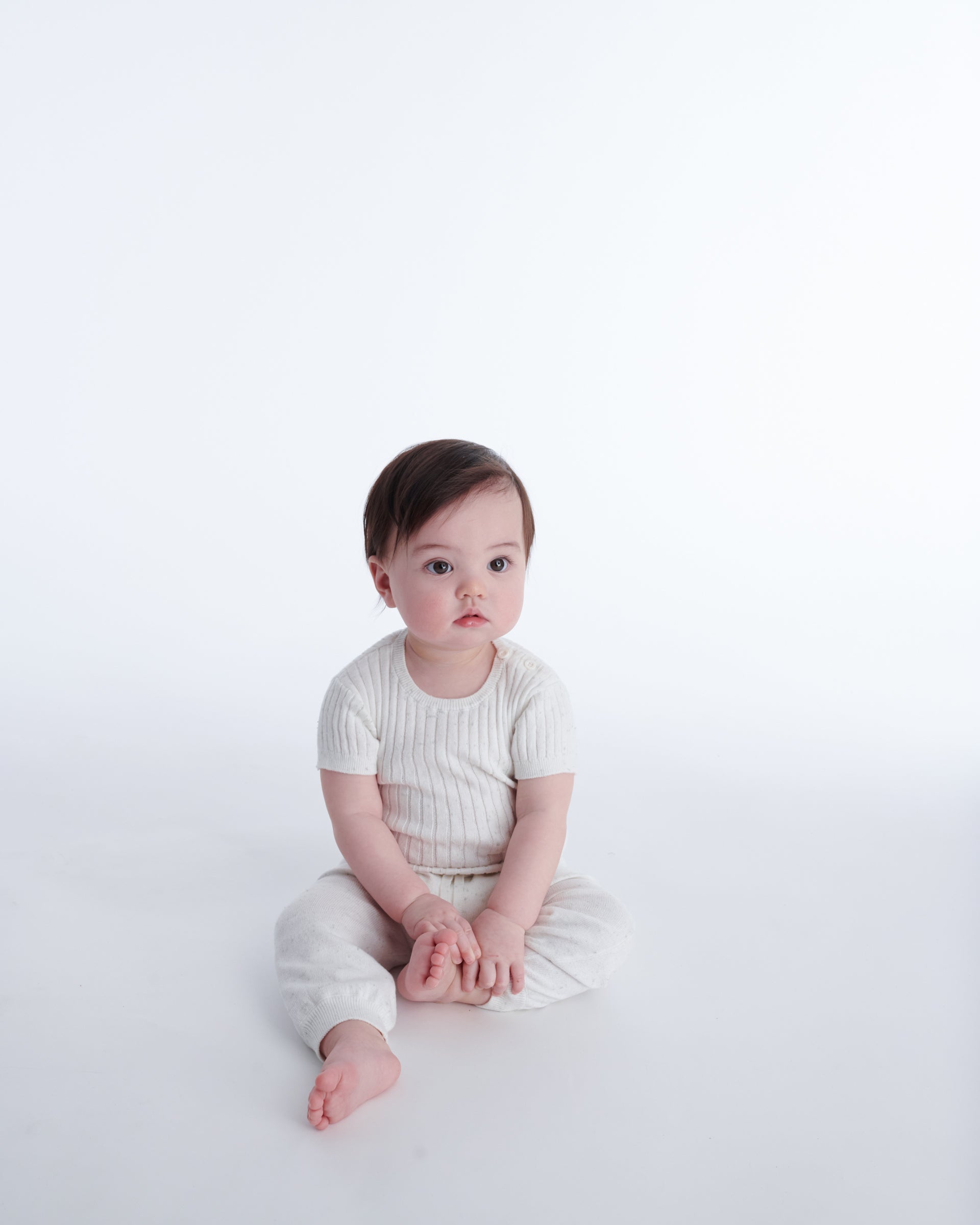 Cotton Joggers - Ribbed