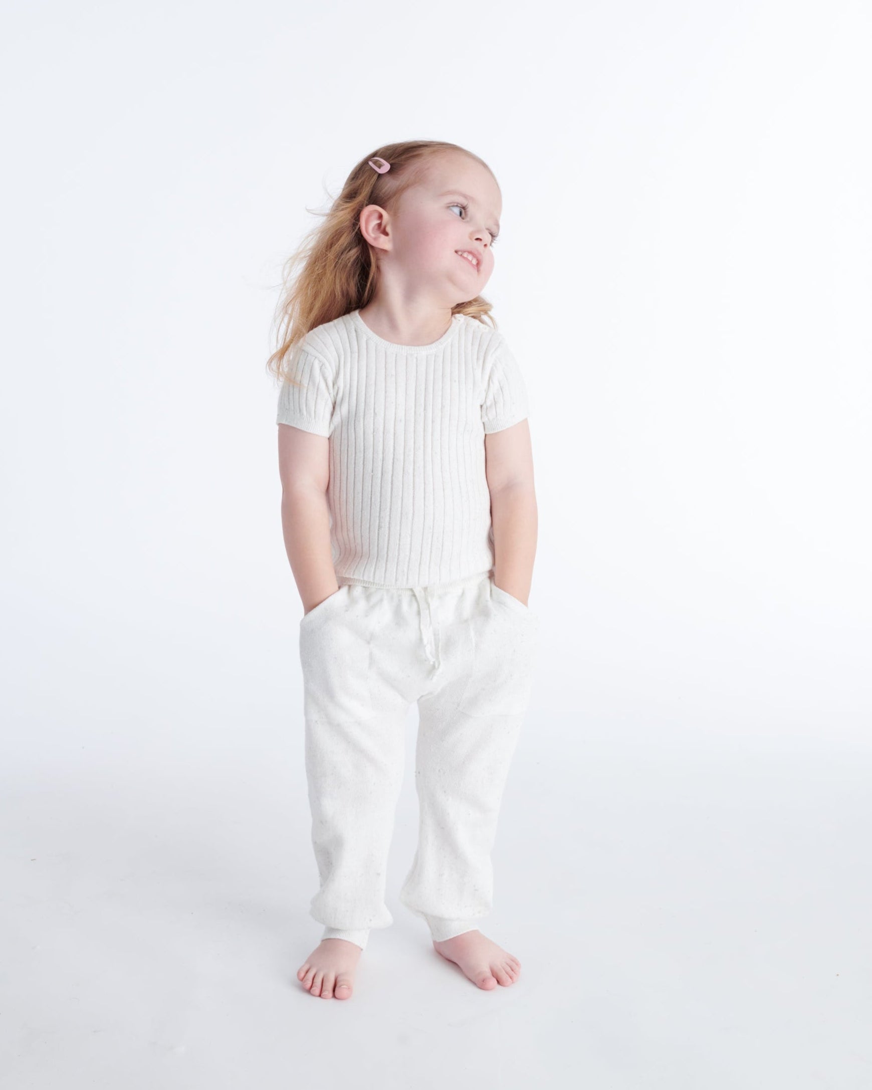 Cotton Joggers - Ribbed