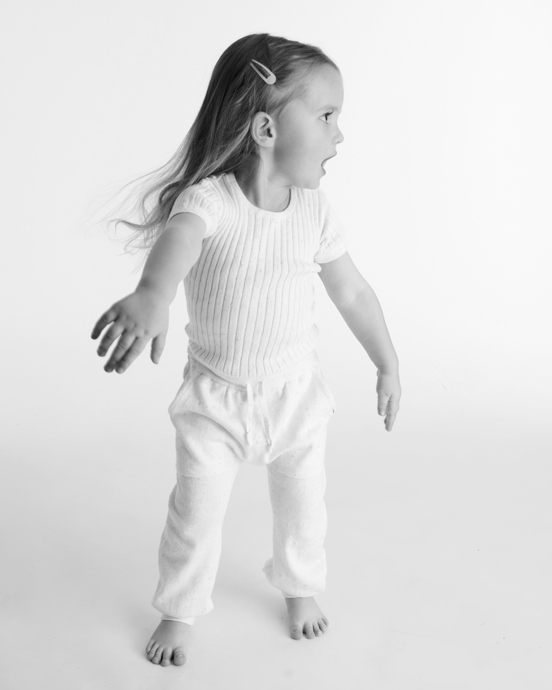 Cotton Joggers - Ribbed