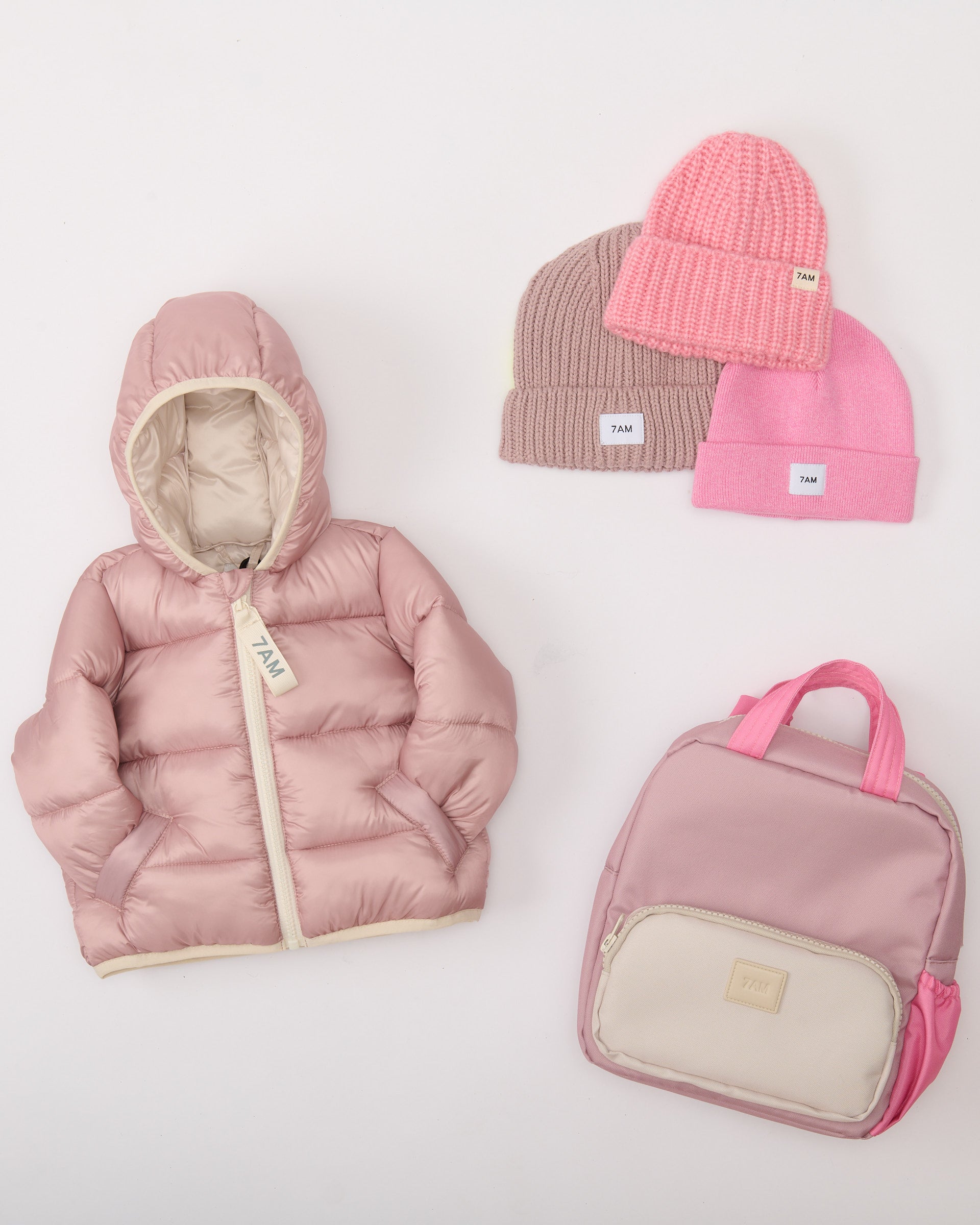 Ash Rose, Ecru, Pink//