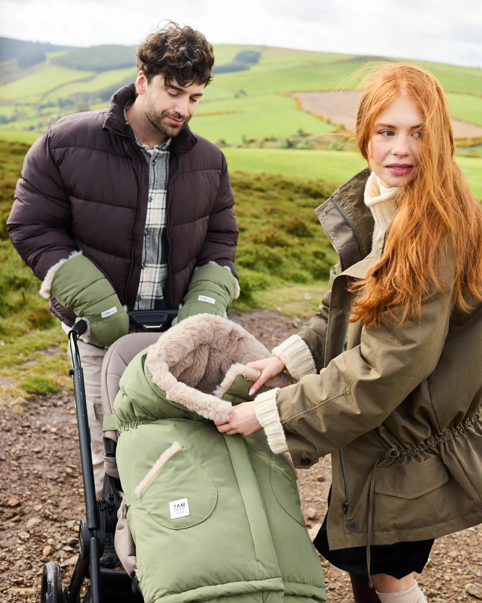 Woodland Greige Faux Fur//