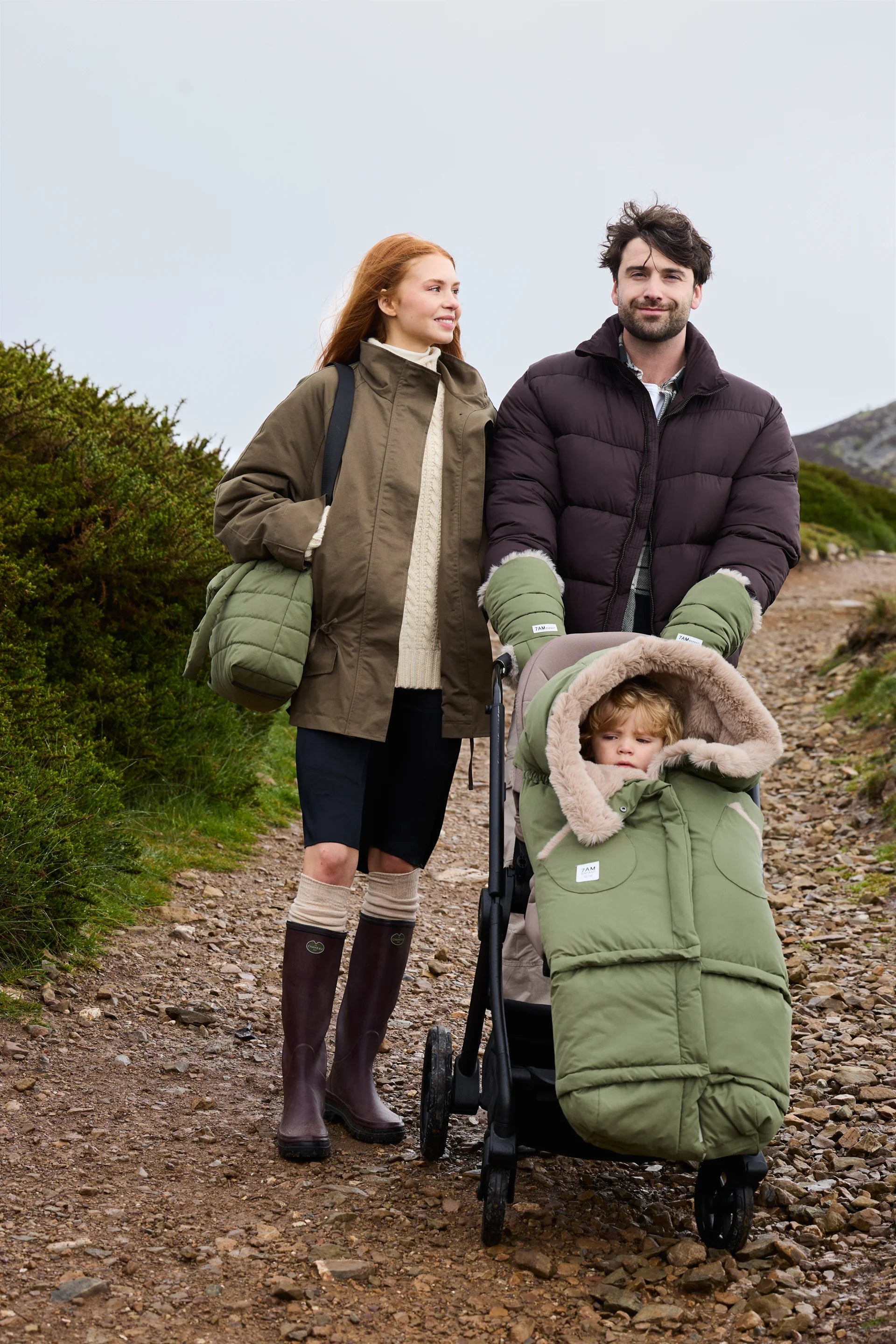 Woodland Greige Faux Fur//