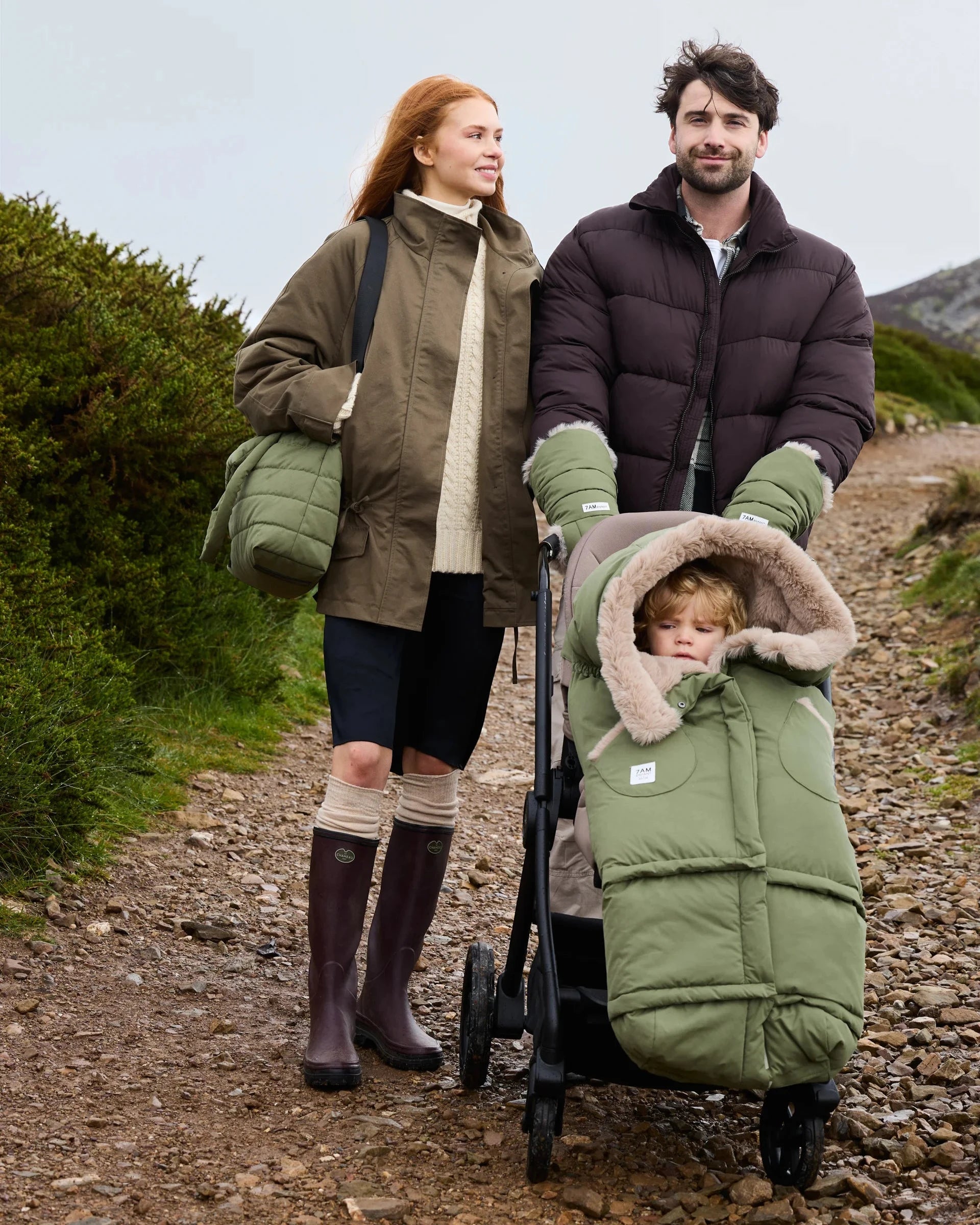 Woodland Greige Faux Fur//