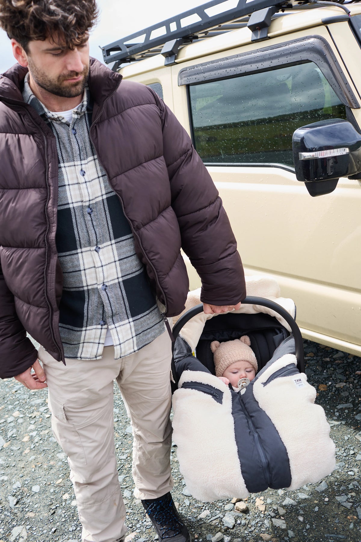 Car Seat Cocoon • Benji Appliqué
