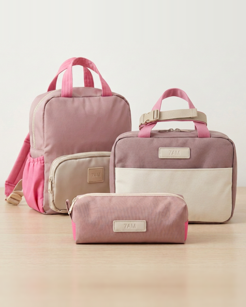 Ash Rose, Ecru, Pink//
