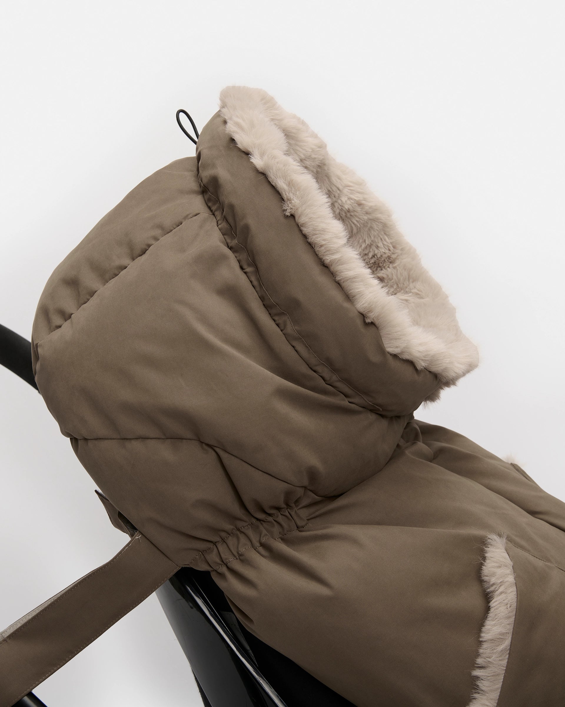Moss Brown Faux Fur//