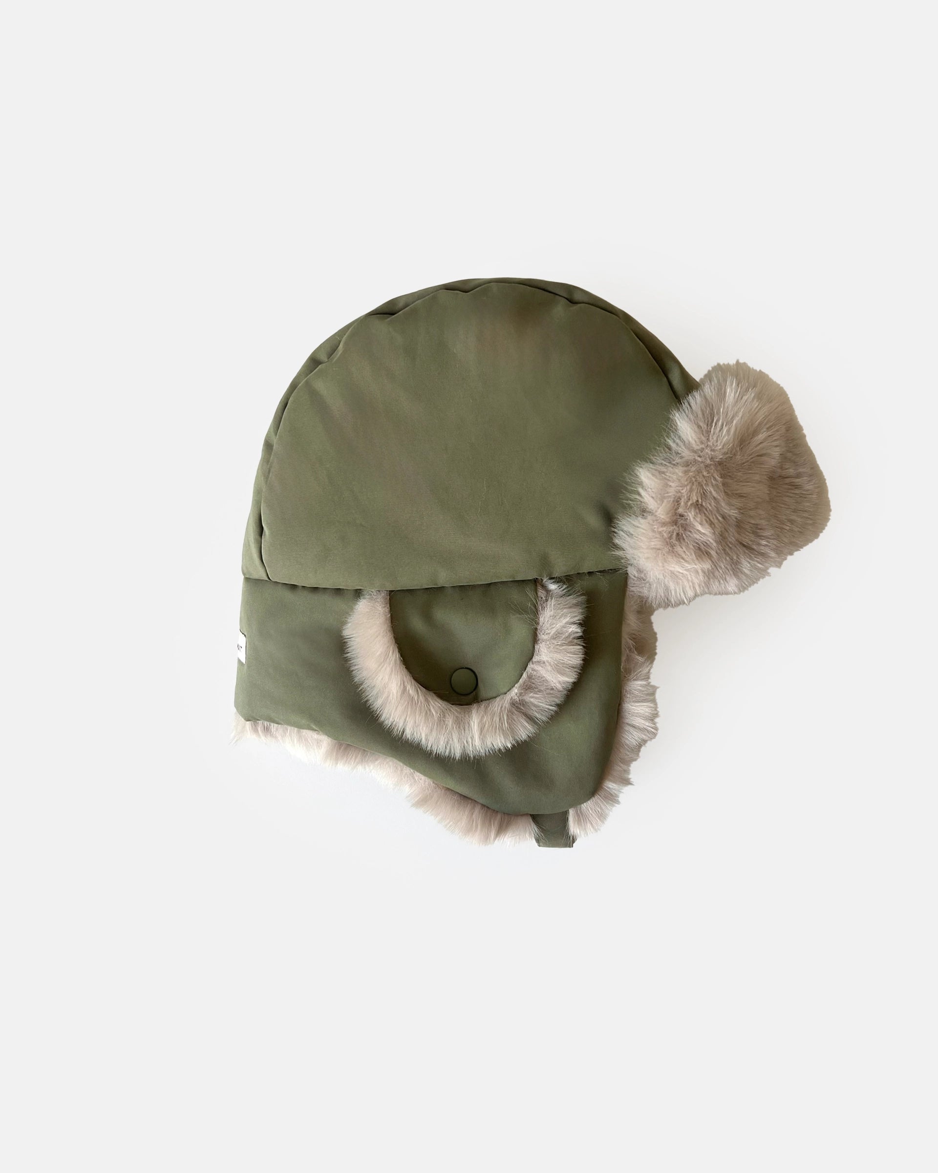 Woodland Greige Faux Fur//