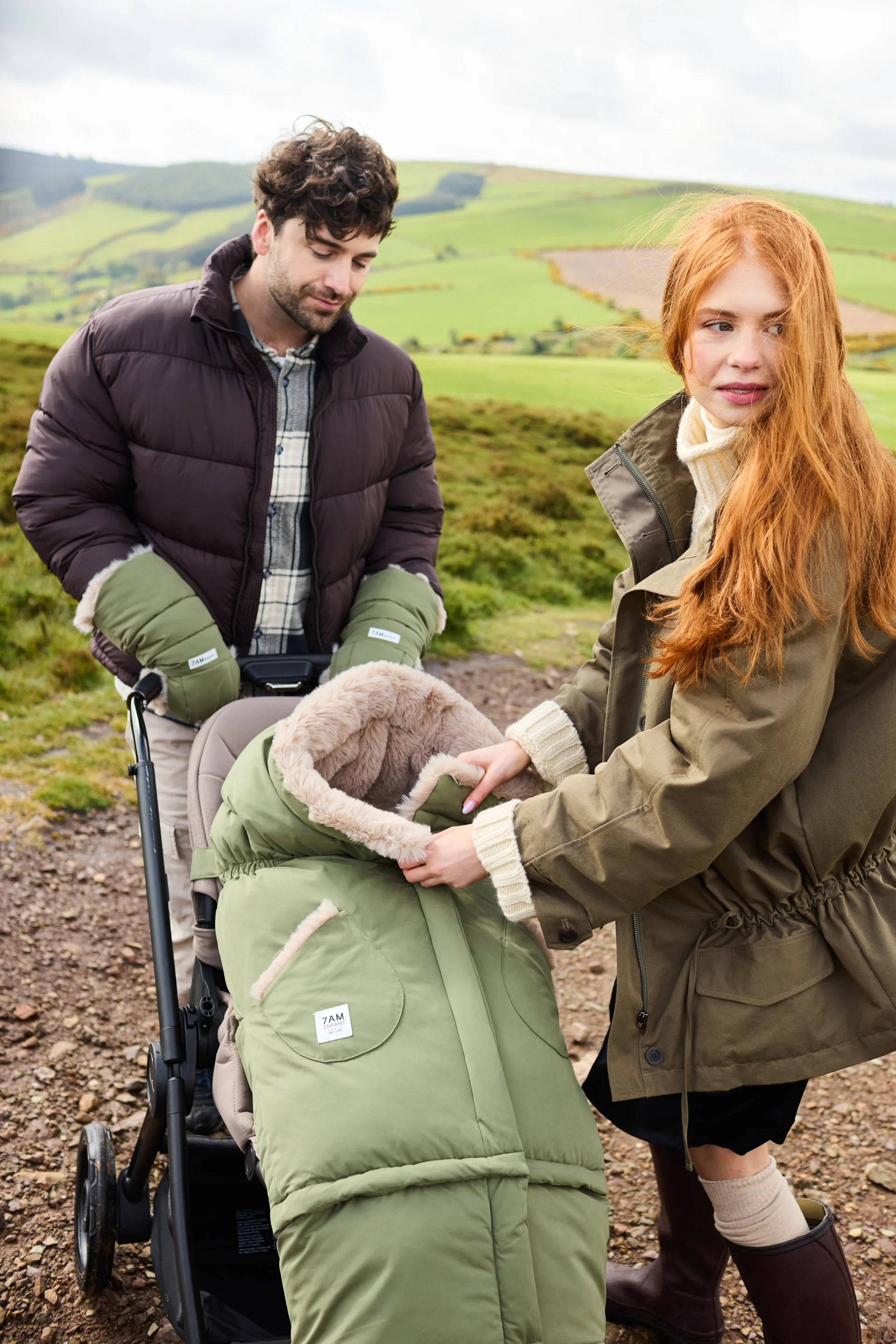 Woodland Greige Faux Fur//