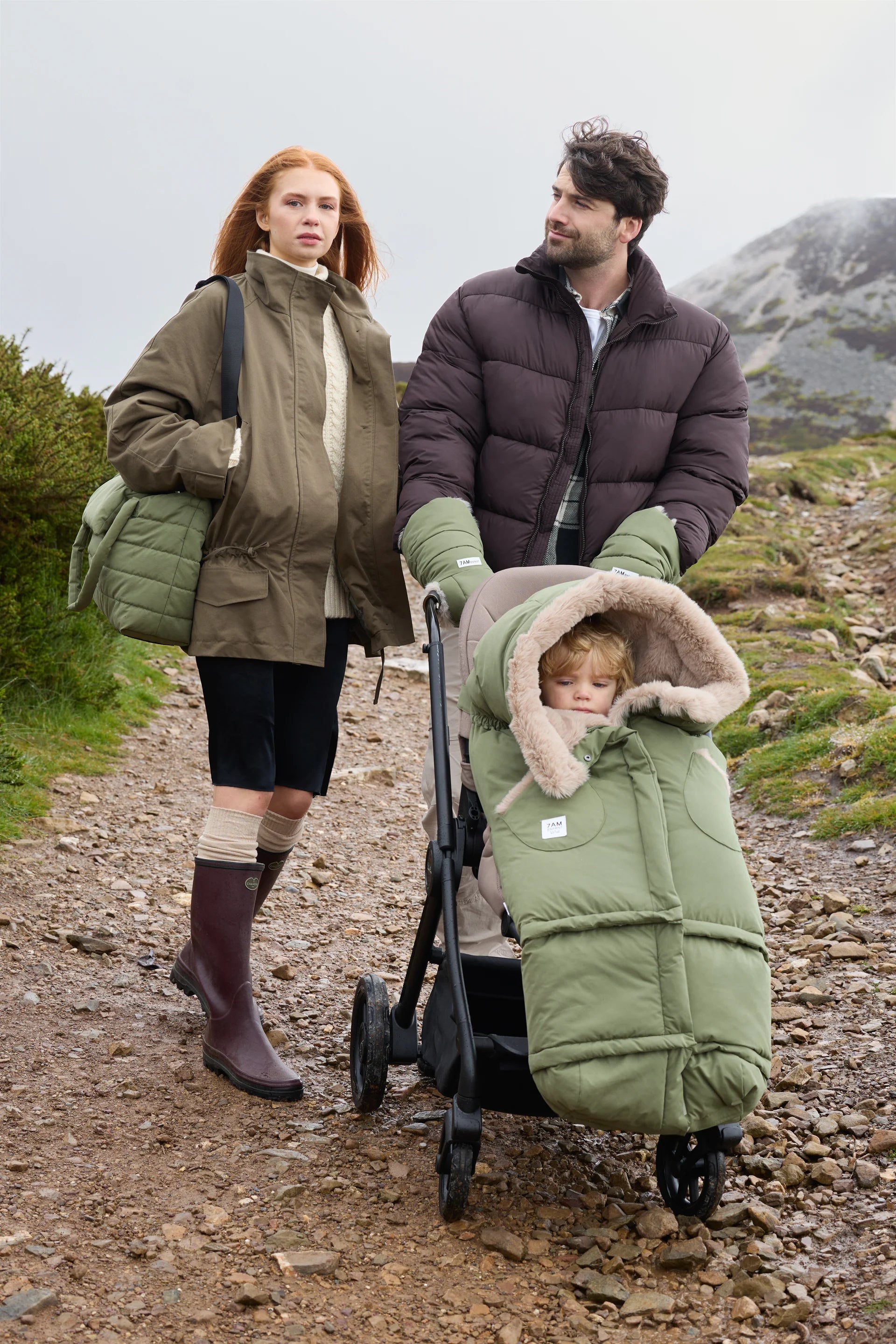 Woodland Greige Faux Fur//