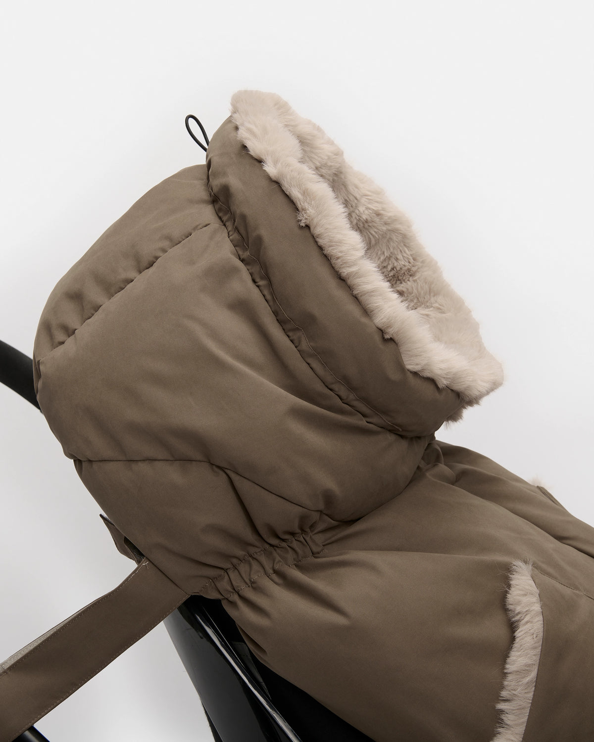 Moss Brown Faux Fur//