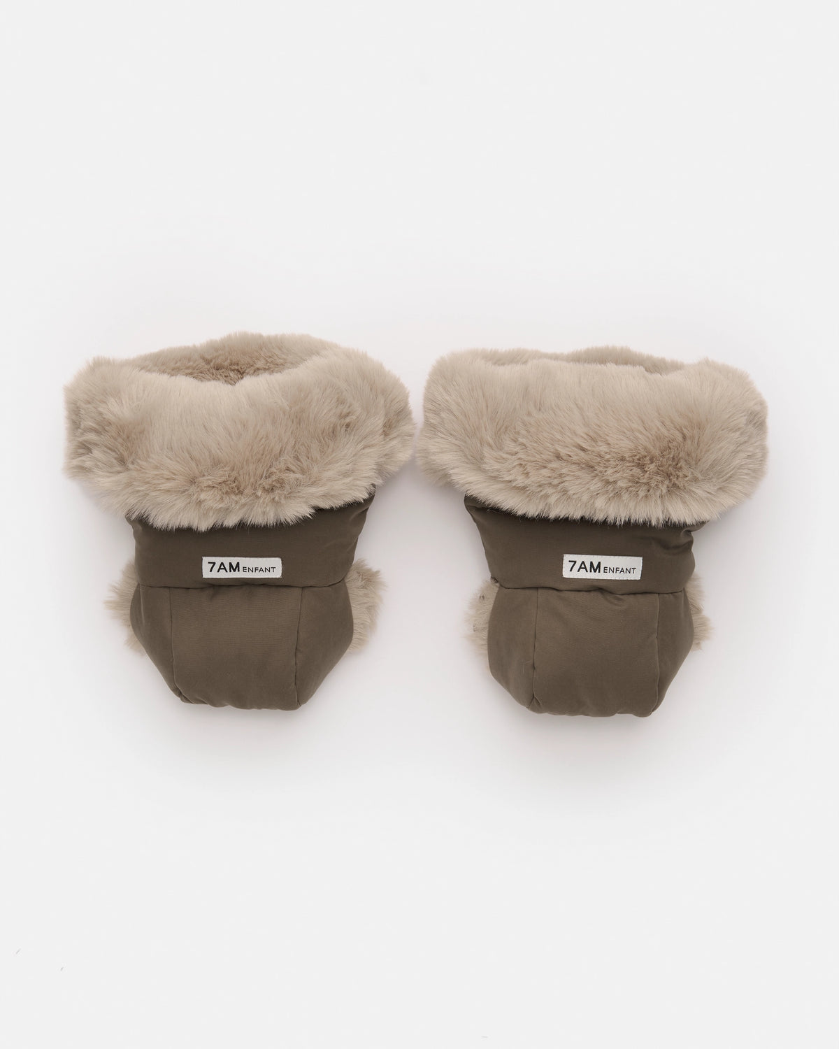 Moss Brown Faux Fur//