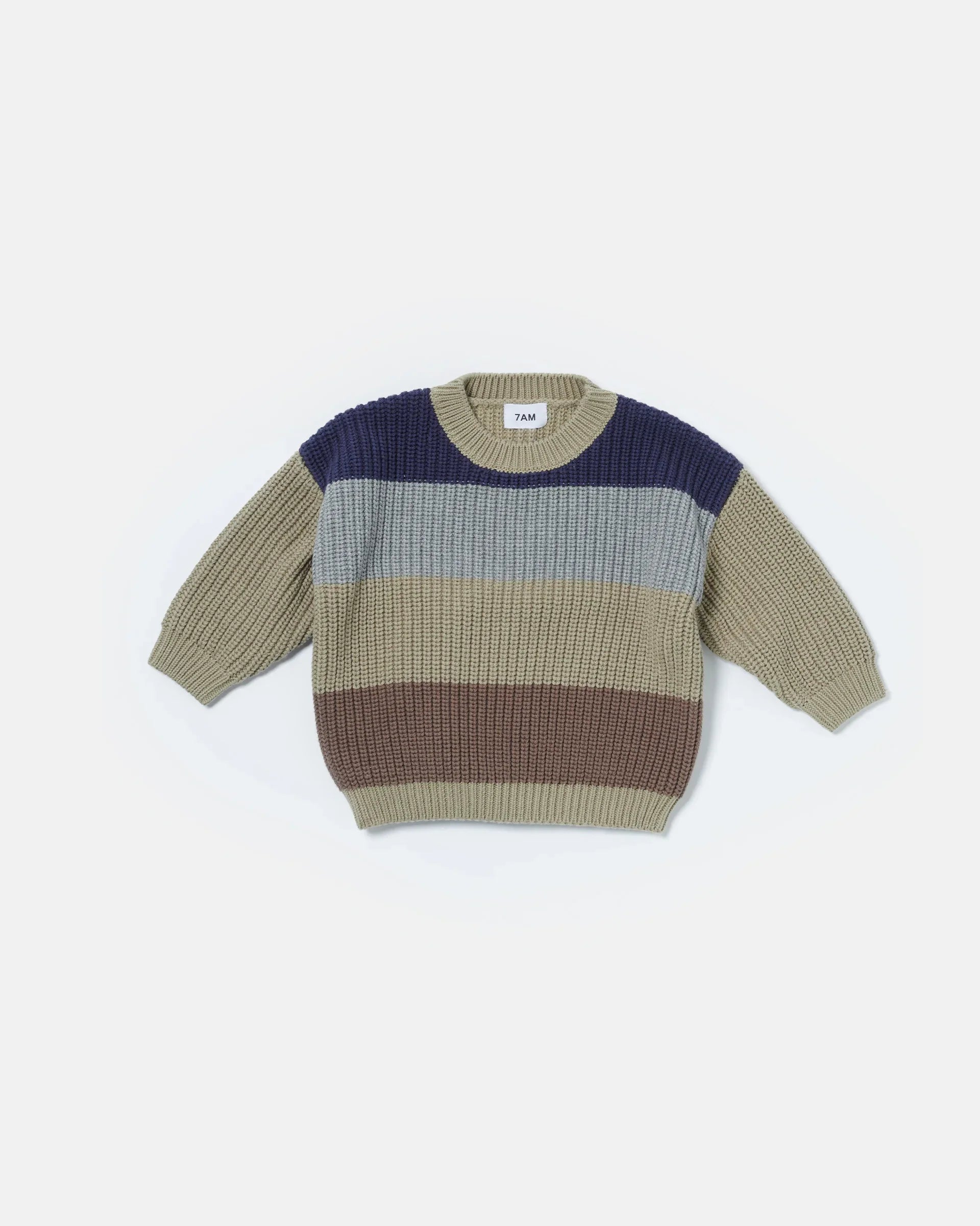 【NONCODE】Blaze Round Boxy Knit Unisex Blaze Round Boxy Knit - 논코드
