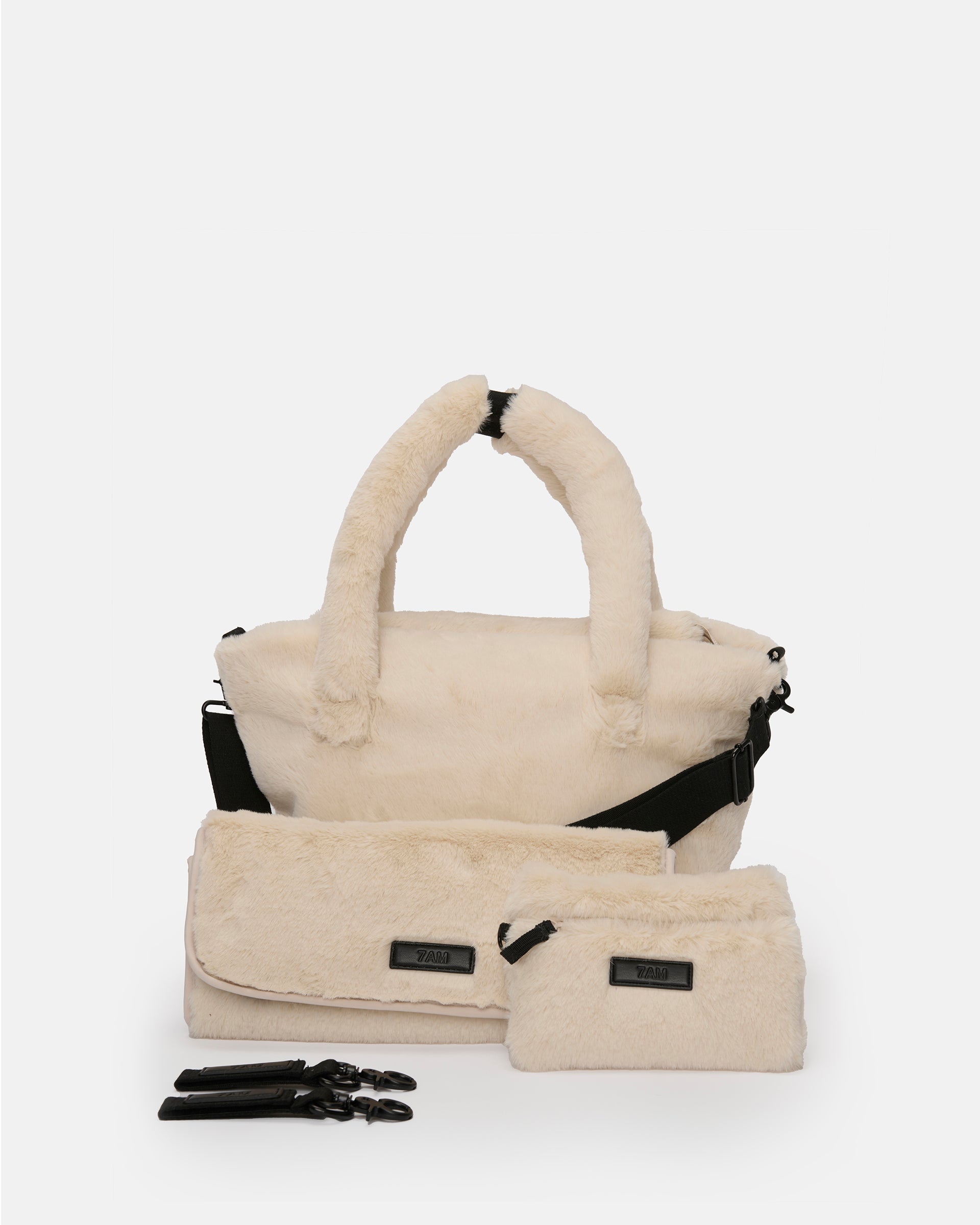 Arctic White Faux Fur//